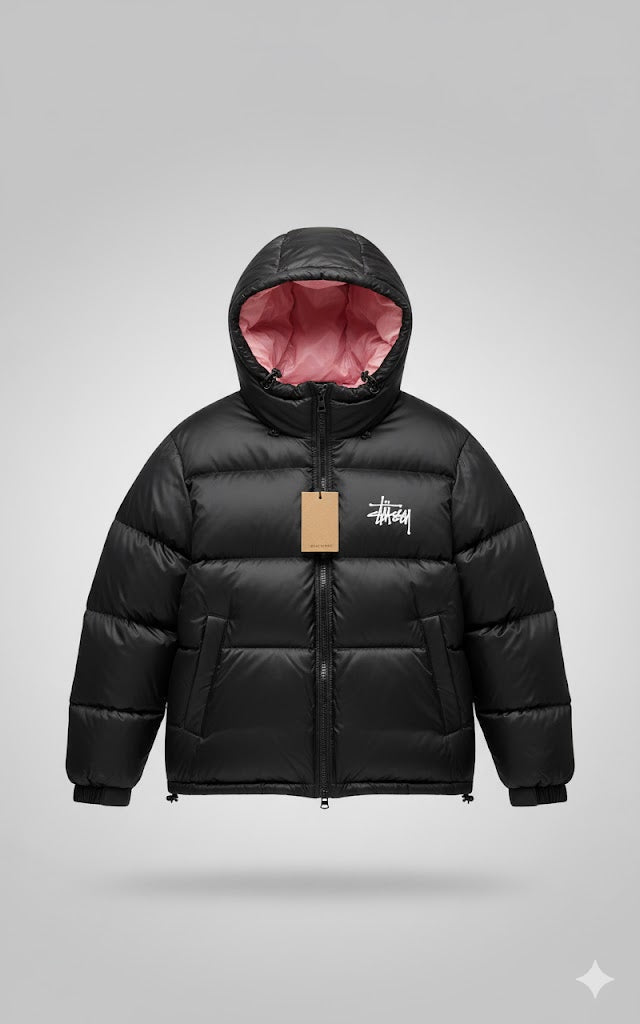 Insulated Puffer with Contrast Lining