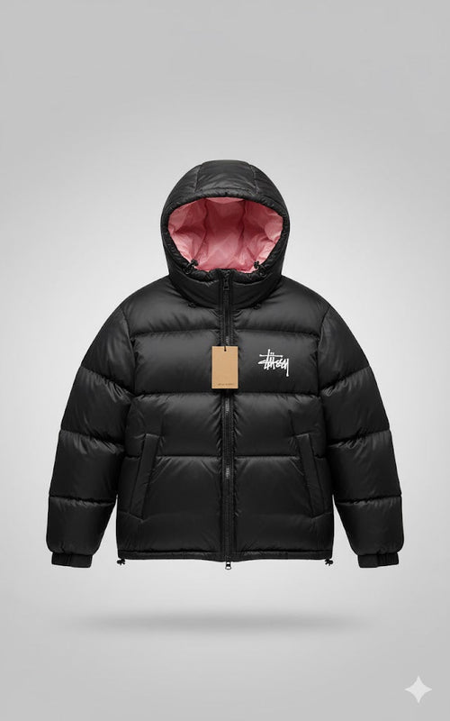 Insulated Puffer with Contrast Lining